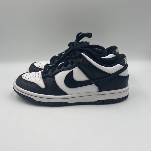 Nike Dunk Low Panda Black White Sneakers Toddler Shoes Size 3.5Y - Picture 1 of 11